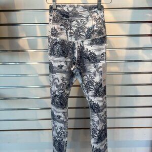 Tavi High Waisted Tight in Navy Tropic Toile